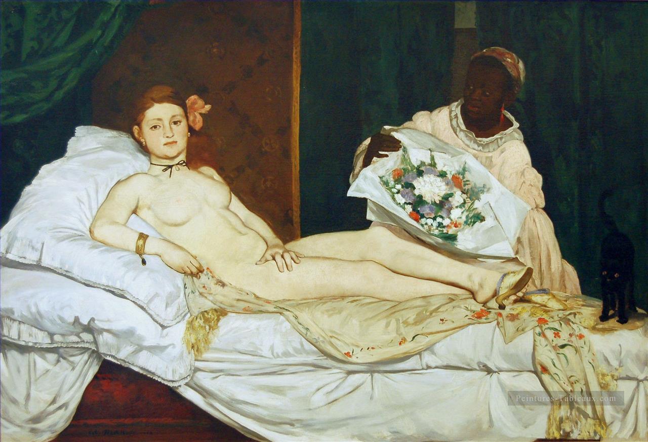 olympia Nu impressionnisme Édouard Manet Peintures à l'huile